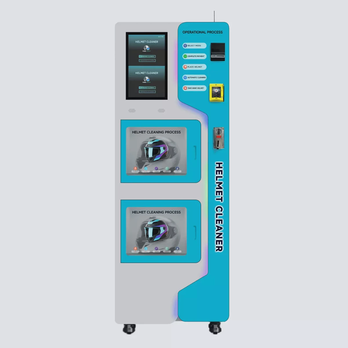 Dual helmet cleaning machine OYTK2501-2